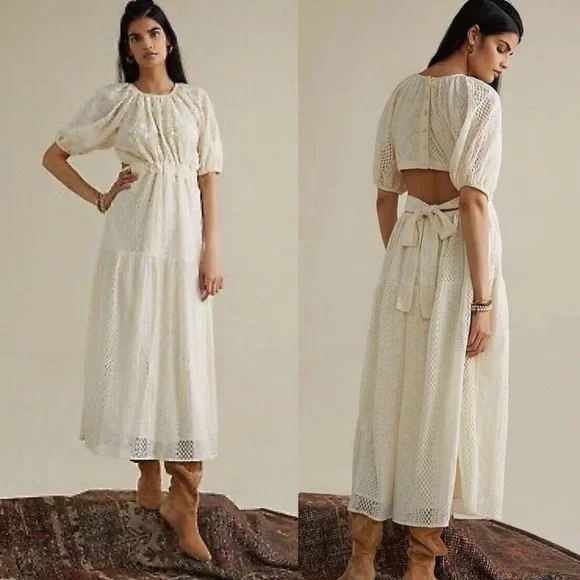 Anthropologie Verb by Pallavi Singhee Agneza, Lace Maxi Dress